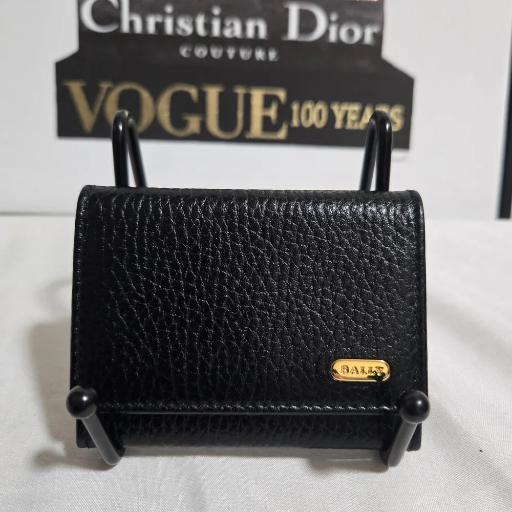 Bally Black Leather Coin Wallet - Picture 3 of 12